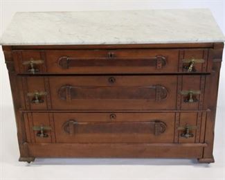 Brooks Brothers Signed Marbletop Chest