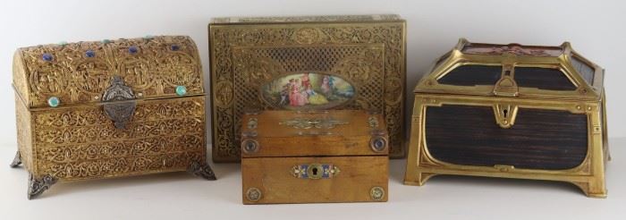 Grouping of Decorative Boxes