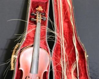 Heinreich Heberlein JR Signed Violin and Bows in