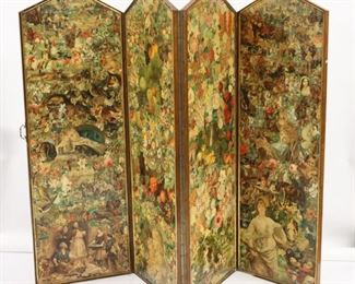 Impressive Antique Panel And Double Sided