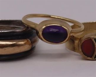 JEWELRY Gold and Silver Rings Inc Lalaounis