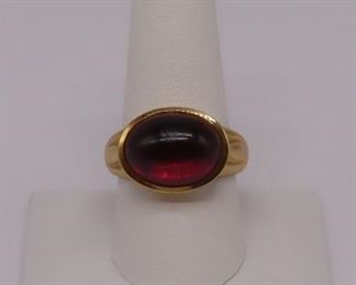 JEWELRY Helen Woodhull kt Gold and Garnet