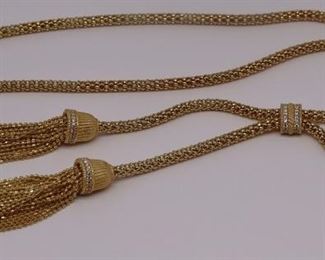 JEWELRY Judith Ripka Gilt Sterling Necklace
