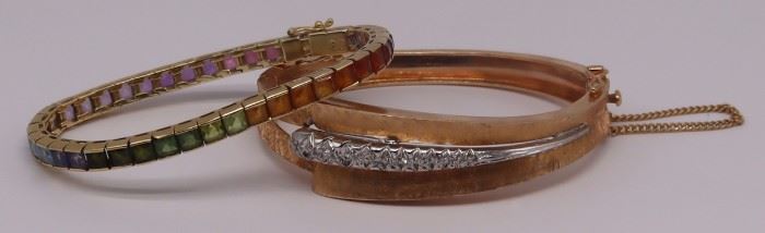 JEWELRY kt Gold Bracelet Grouping