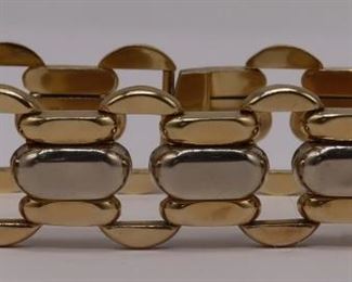 JEWELRY RetroVintage Austrian kt BiColor Gold
