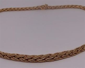 JEWELRY Tiffany Co kt Gold Wheat Chain