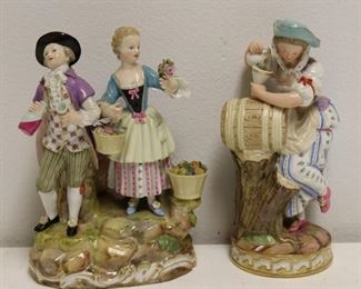MEISSEN Lot Of Porcelain Figurines