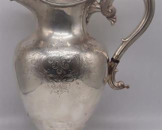 SILVER English Hawksworth Eyre Co Silver Teapot