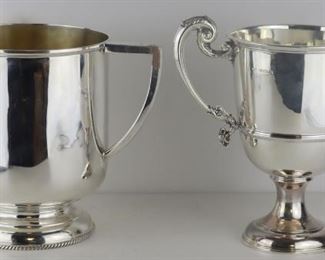 SILVER English Silver Hollow Ware Grouping