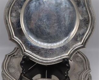 SILVER French Silver Plates