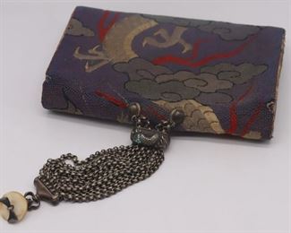SILVER Japanese Silver and Embroidered Tobacco