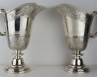 SILVER Pair of French Silver Water Jugs