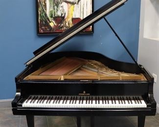 STEINWAY Sons Model M Ebonised Piano Serial
