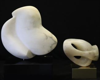 UNSIGNED Abstract Marble Sculptures