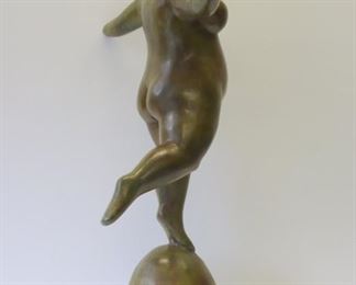 UNSIGNED In The Style Of Botero Patinated Bronze