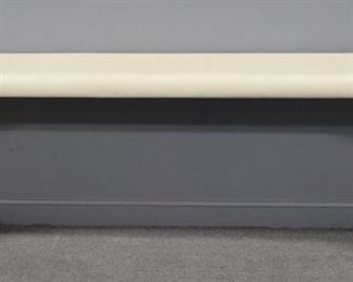 Upholstered Midcentury Style Waterfall Console