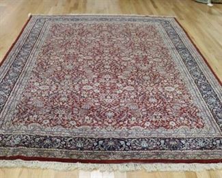 Vintage And Finely Hand Woven Room Size Carpet