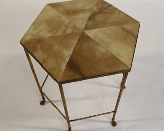 Vintage And Quality Gilt Metal Table