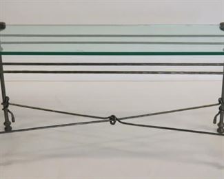 Vintage And Quality In Style Of Giacometti Console