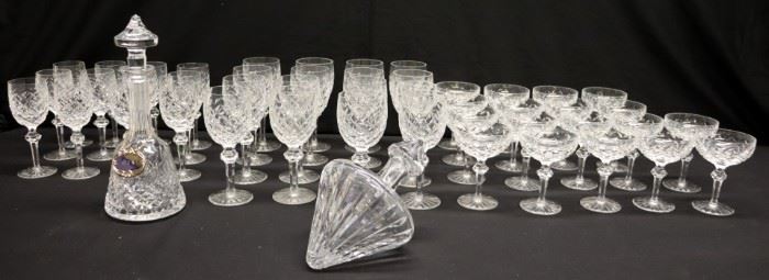 WATERFORD Large Glass Stemware Collection