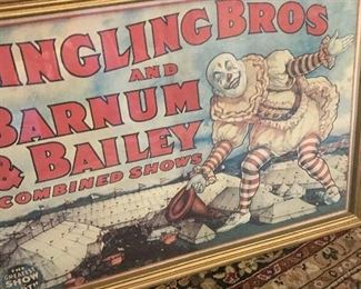 Vintage Circus Clown Poster 
3 Separate Posters