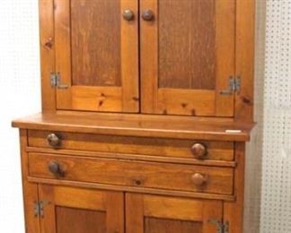 ANTIQUE Pine 4 Door 2 Drawer Country Style Blind Door China Cabinet

Auction Estimate $200-$400 – Located Inside 