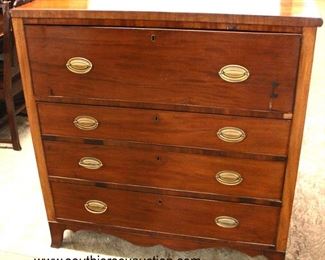  Antique Mahogany 4 Drawer Butler Desk

Auction Estimate $200-$400 – Located Inside 
