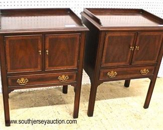  PAIR of “Drexel Furniture” Mahogany 2 Door 1 Drawer Bedside Stands

Auction Estimate $100-$300 – Located Inside 