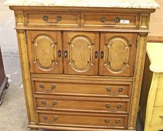  Marble Top 5 Drawer 3 Door High Chest

Auction Estimate $50-$100 – Located Inside 