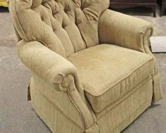  Tan Upholstered “La Z Boy Furniture” Button Tufted Club Chair

Auction Estimate $50-$100 –Located Inside 