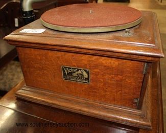  Selection of ANTIQUE “Victor” Table Top Victrola’s 
