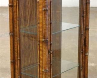  Asian Inspired “Weiman Furniture” One Door Display Cabinet 