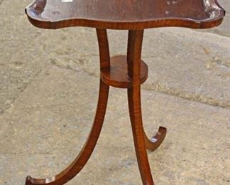  One of Several Mahogany Lamp Table 
