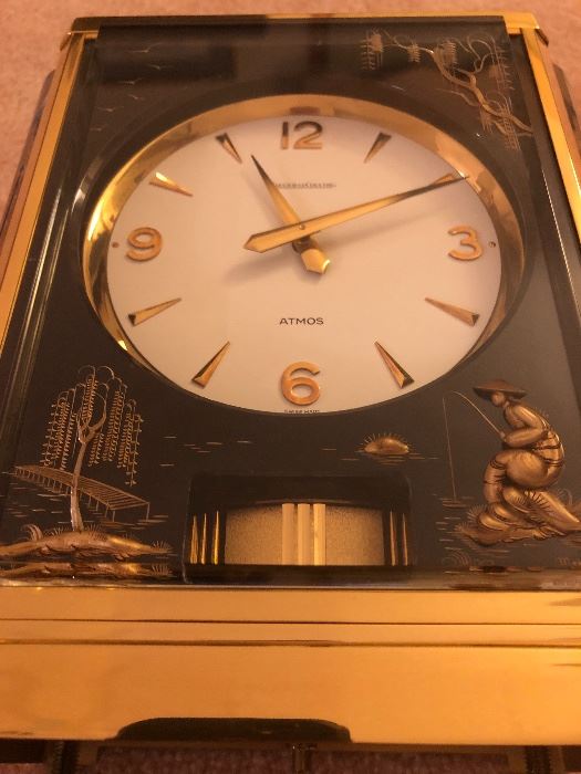 Incredible Swiss made Atmos Clock..The clock gets the energy it needs to run from temperature and atmospheric pressure changes in the environment, and can run for years without human intervention.  They are extremely collectible among clock enthusiasts. 
