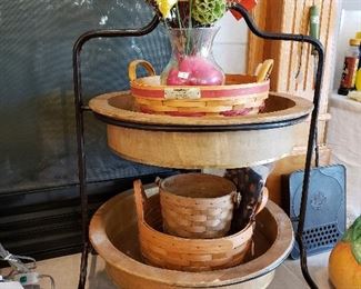 Oversized two-tier fruit holder