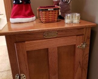 Reproduction ice cooler end table