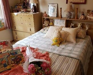 MCM full bed, Dresser and Vanity