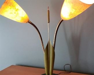 Mid-Century Modern "Cat Tails" lamp