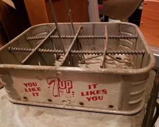 1950's 7-Up 12 pack carrier  