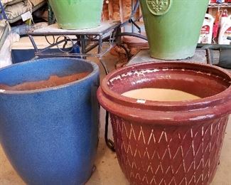 Beautiful large clay pots