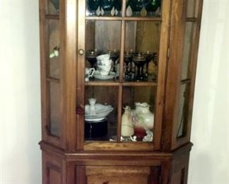 Corner China Cabinet
