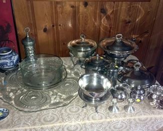 Glassware & Silver Plate