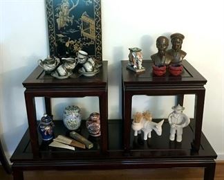 Asian Style Coffee Table & Side Tables, Asian Decor