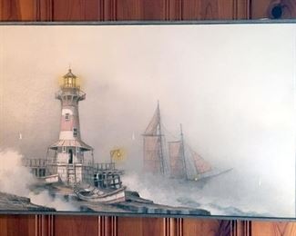 Lighthouse Painting
