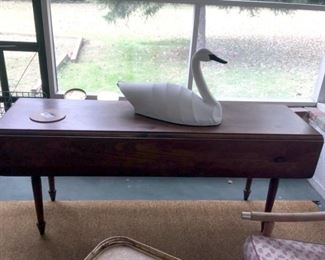 Vintage Drop-Leaf Farm Table