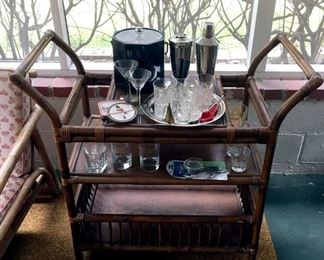 Rolling Bar Cart