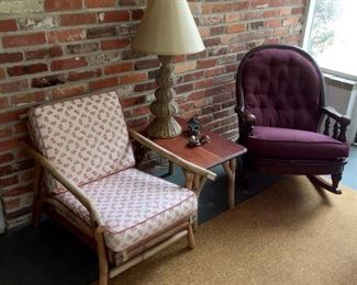 Sun Room Chair & Rocking Chair