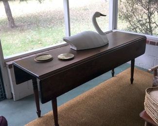 Vintage Drop-Leaf Farm Table