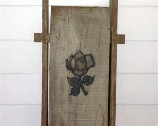 Antique Rosebud Sled
