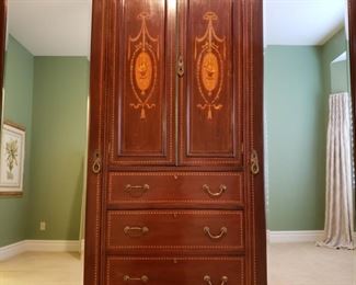 Front of armoire